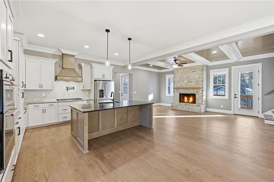 Furnished interior view inside a new home in , Buford (Image 8).