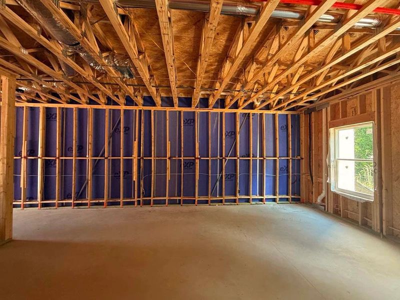 Family Room Construction Progress