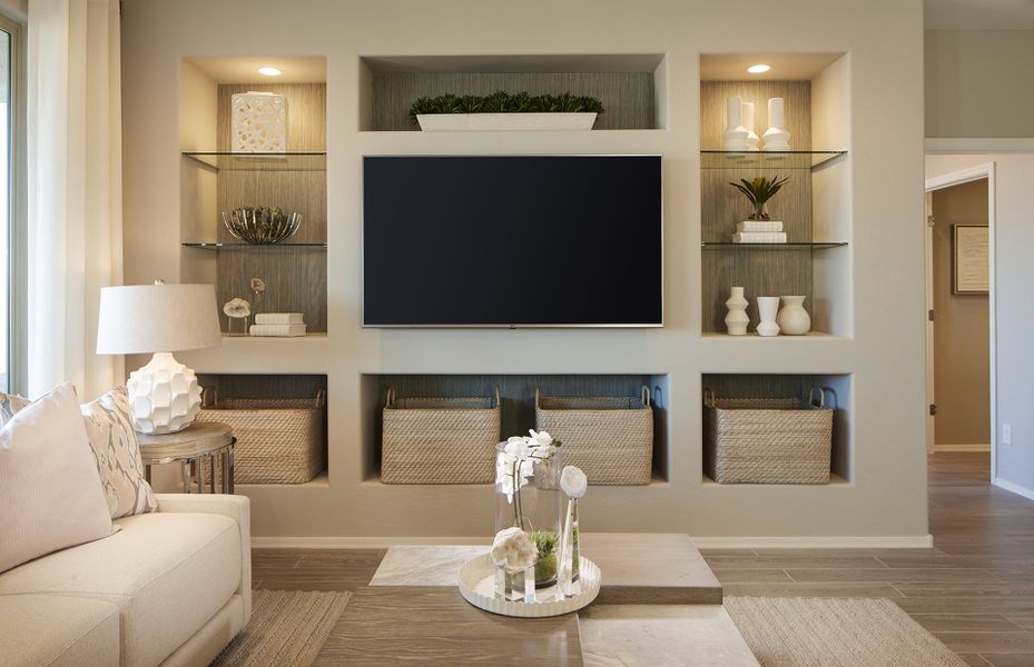 Built-In Entertainment Center in Gathering Room