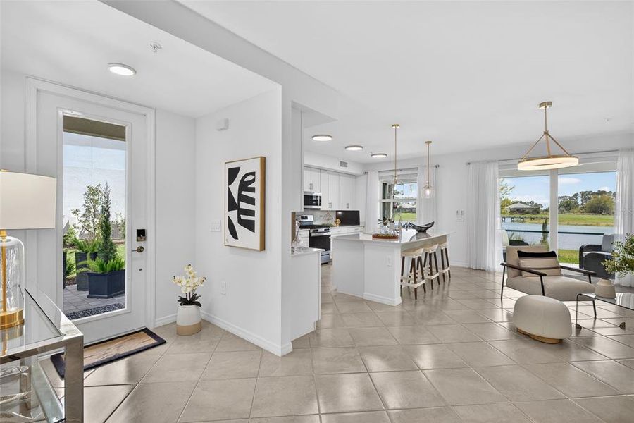 Furnished interior view inside a new home in , Punta Gorda (Image 5).