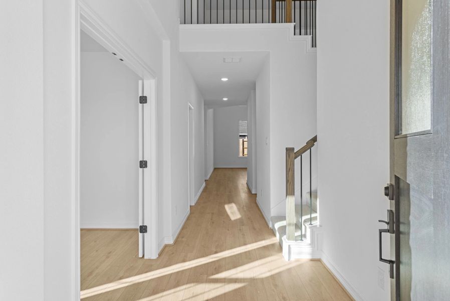 Home Entry. Sample product photo. Actual exterior and interior selections may vary by homesite. Photo may be virtually staged. Home Entry. Sample product photo. Actual exterior and interior selections may vary by homesite. Photo may be virtually staged.