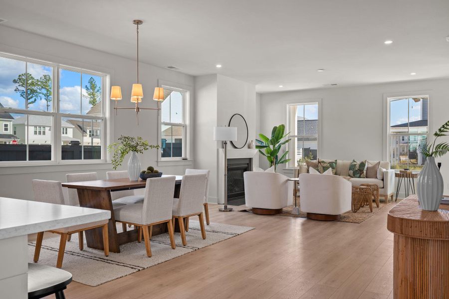 Furnished interior view inside a new home in , Summerville (Image 11).