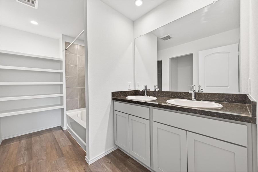 Furnished interior view inside a new home in Breckenridge Forest, Spring (Image 14).