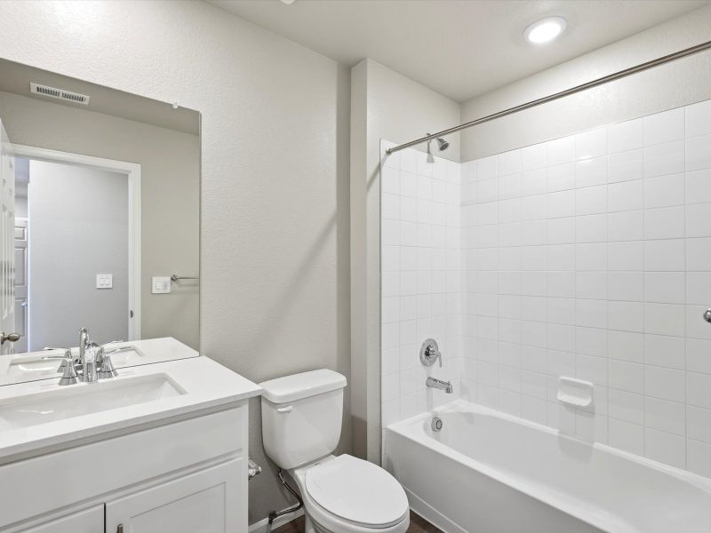 Furnished interior view inside a new home in York Station, Thornton (Image 7).