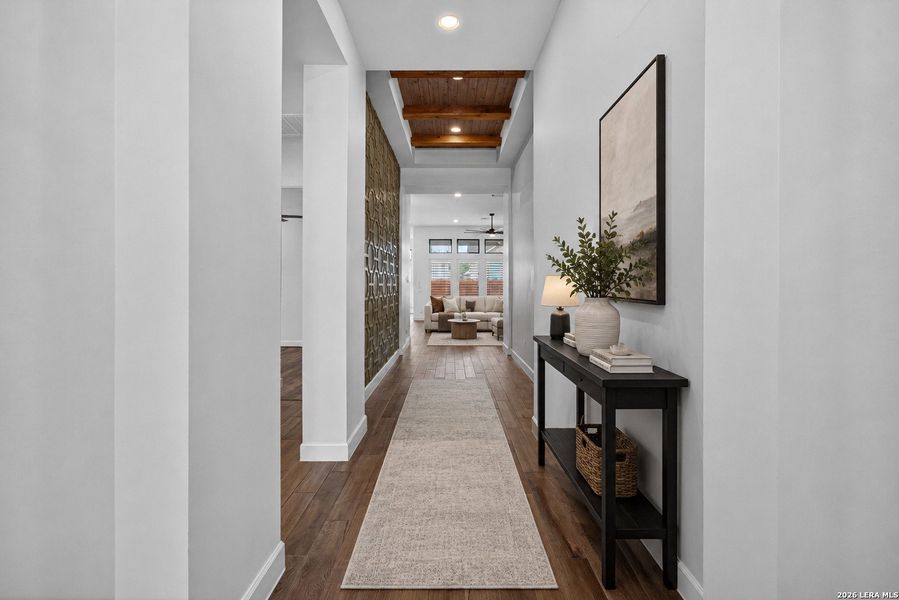 Furnished interior view inside a new home in Ladera, San Antonio (Image 13). Furnished interior view inside a new home in Ladera, San Antonio (Image 13).