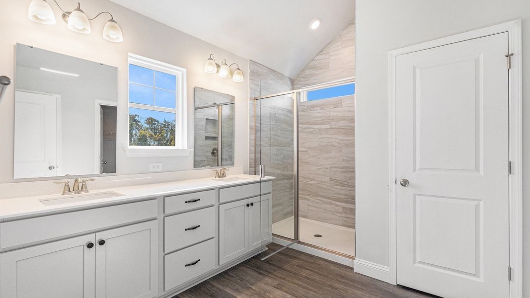 Furnished interior view inside a new home in Belle Park, North Myrtle Beach (Image 7).