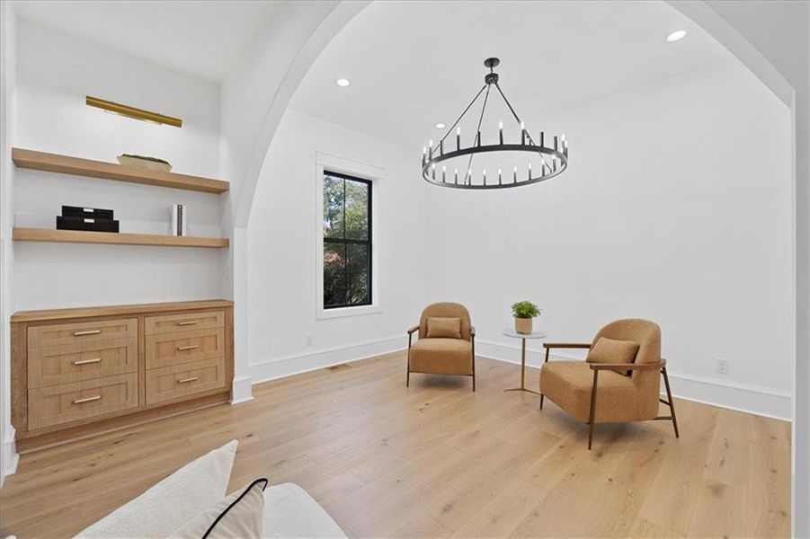 Furnished interior view inside a new home in , Decatur (Image 22).