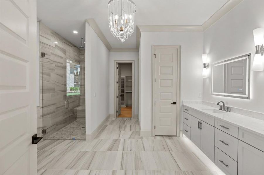 Furnished interior view inside a new home in , Braselton (Image 13).