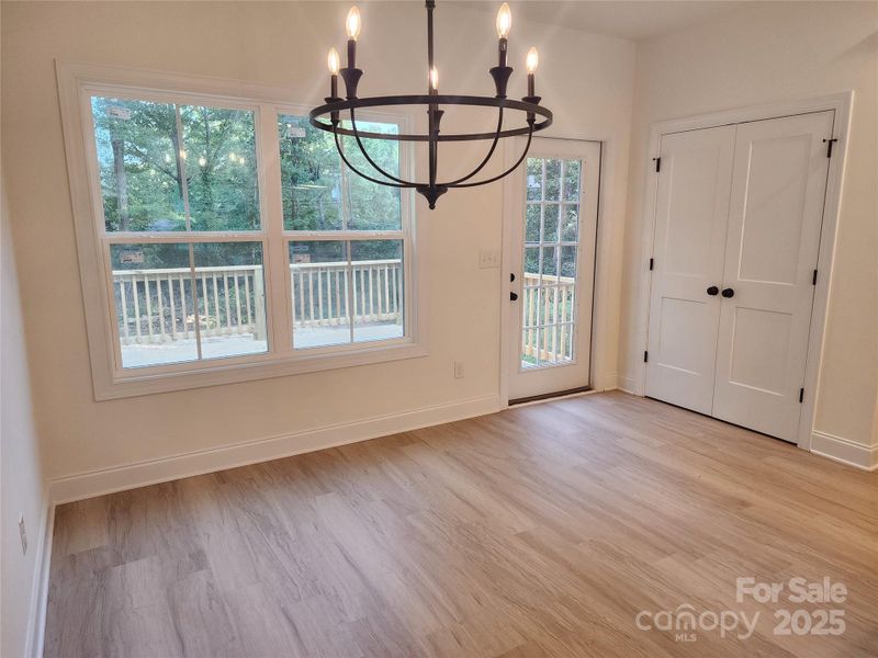 Dining area and Pantry
