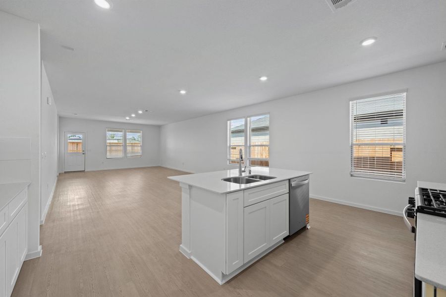 Furnished interior view inside a new home in Crosby Farms, Crosby (Image 7).
