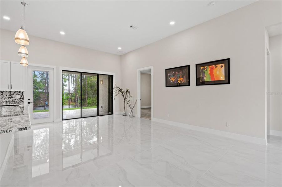 LIVING ROOM WITH SLIDING DOORS TO PATIO LIVING ROOM WITH SLIDING DOORS TO PATIO