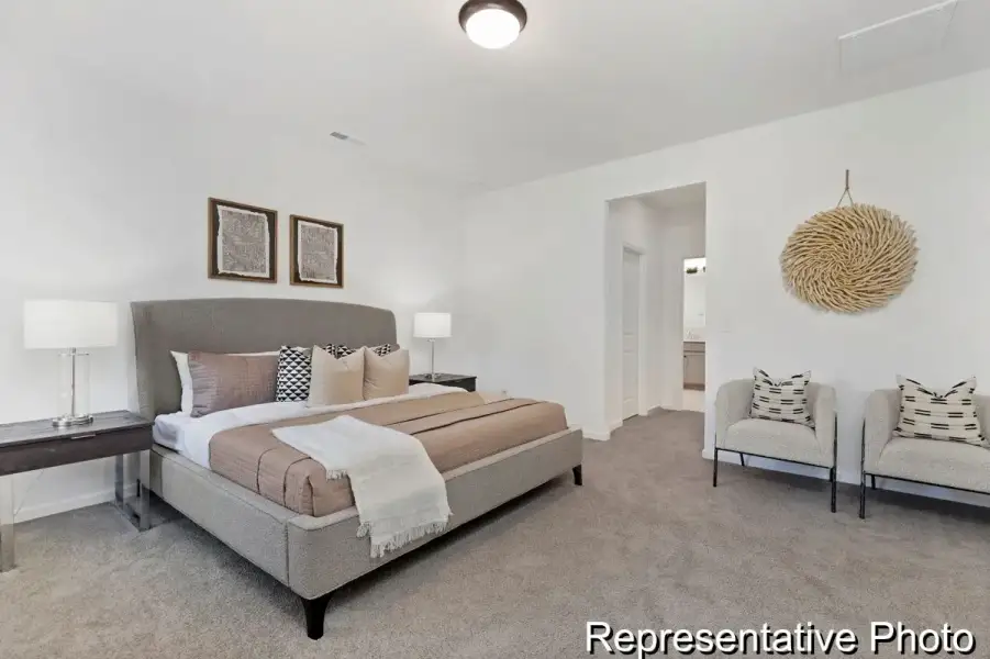 Furnished interior view inside a new home in Wendell Springs, Wendell (Image 13).