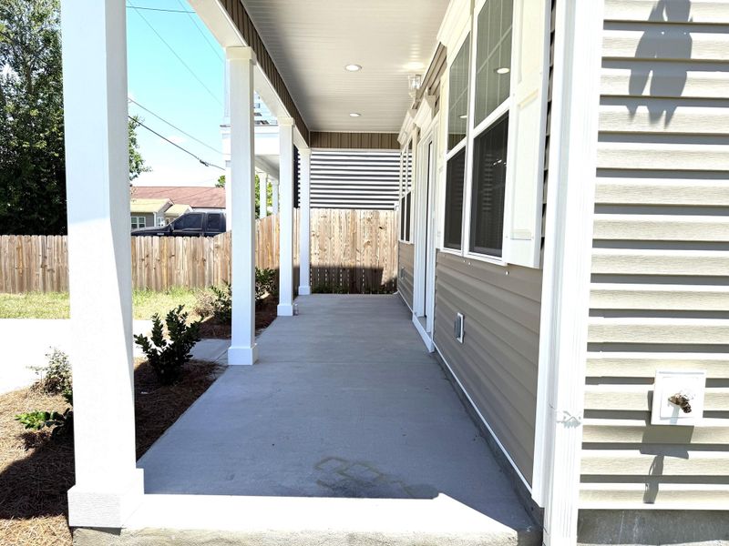 Exterior details and patio area of a home in , North Charleston (Image 2). Exterior details and patio area of a home in , North Charleston (Image 2).