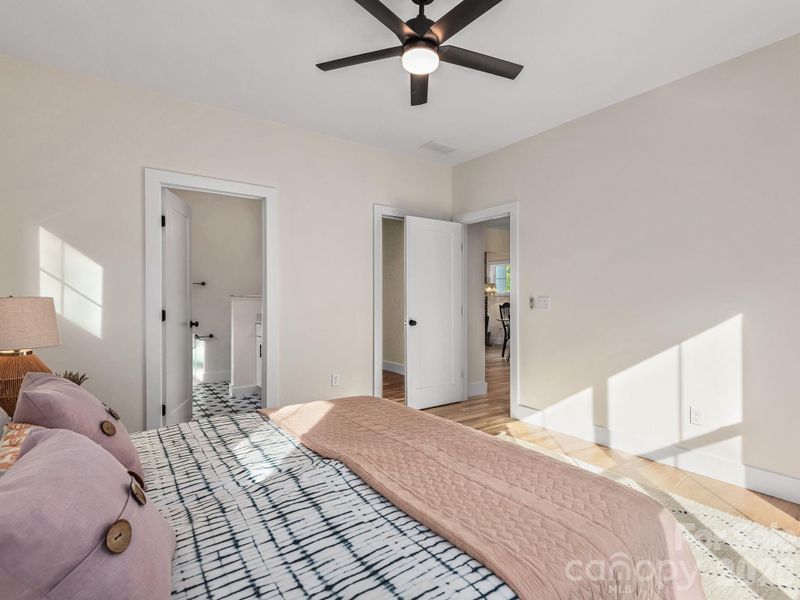 Furnished interior view inside a new home in , Weaverville (Image 16).