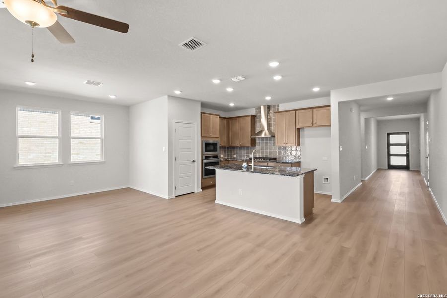 Furnished interior view inside a new home in Bricewood, San Antonio (Image 7).