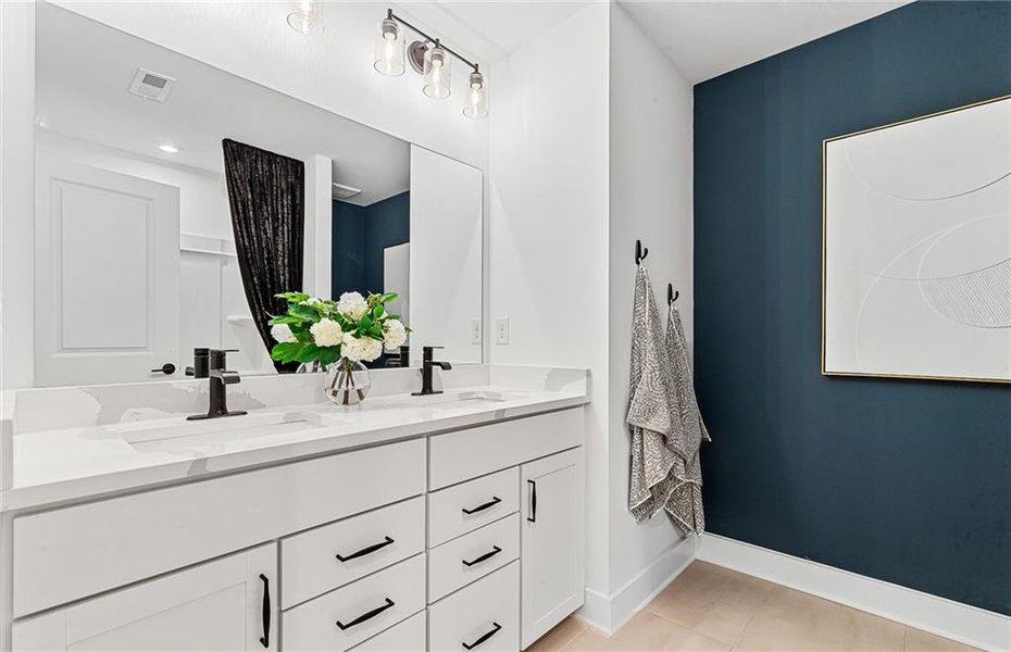 Furnished interior view inside a new home in Creekside at Skelton, Jefferson (Image 19).