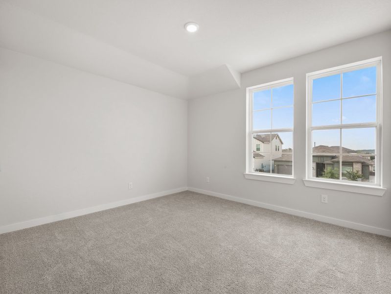 Spacious, unfurnished interior of a new home in Hunter's Ranch, San Antonio (Image 21). Spacious, unfurnished interior of a new home in Hunter's Ranch, San Antonio (Image 21).