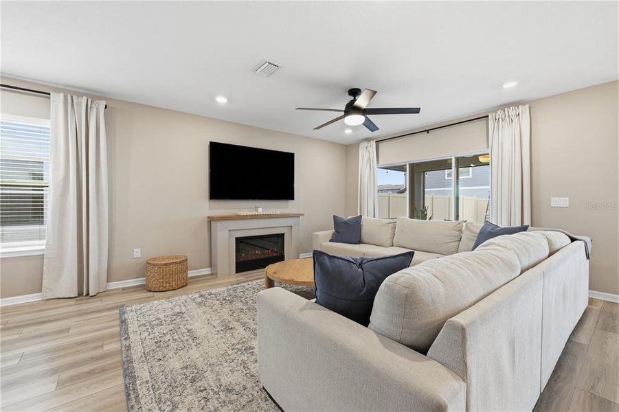 Furnished interior view inside a new home in , Land O' Lakes (Image 15). Furnished interior view inside a new home in , Land O' Lakes (Image 15).