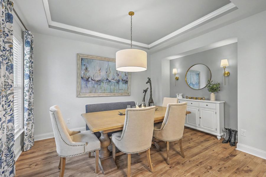Furnished interior view inside a new home in Sea Island Preserve, Johns Island (Image 38).