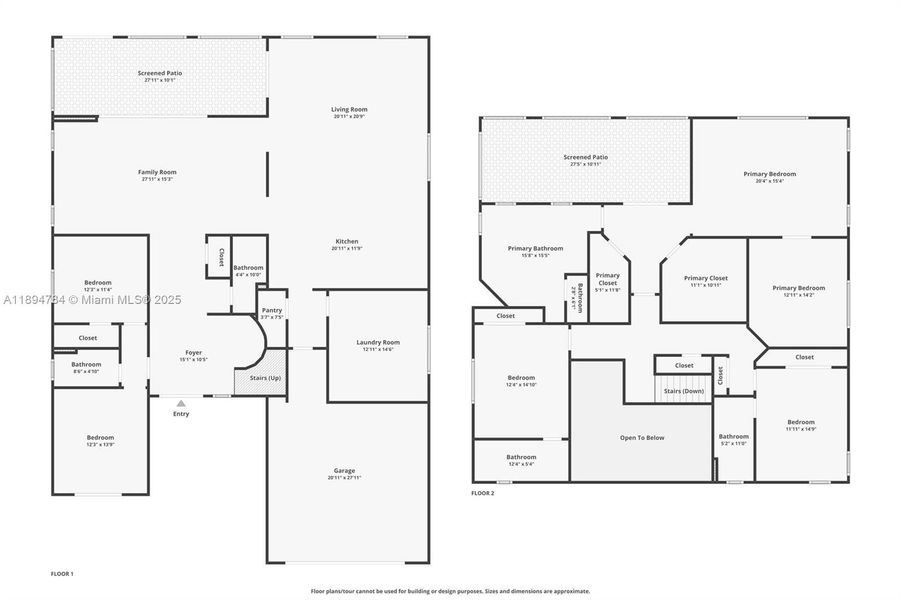 2D floor plan layout of this home in , Westlake, FL (Image 4).