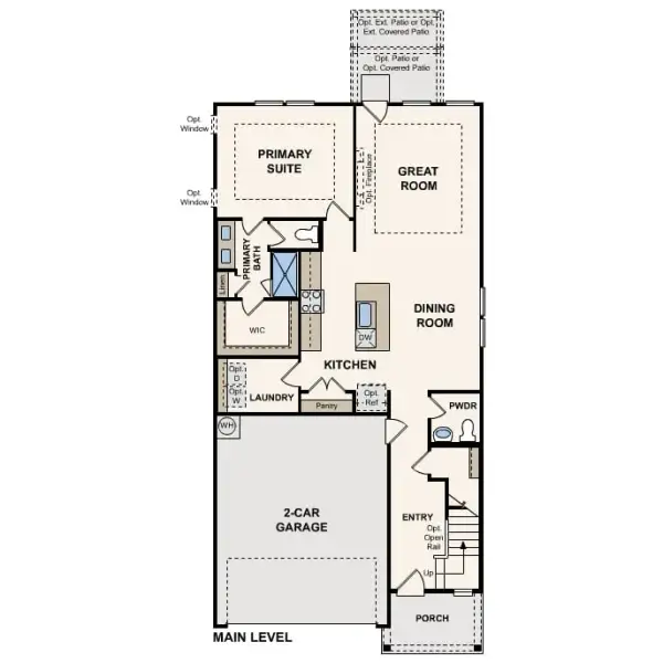 2D floor plan layout for the Hawthorn by Century Communities in Somerset, Hockley, TX (Image 2). 2D floor plan layout for the Hawthorn by Century Communities in Somerset, Hockley, TX (Image 2).