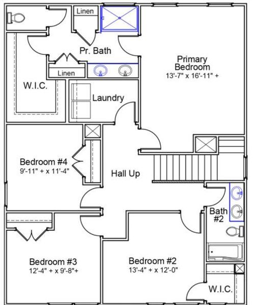 2D floor plan layout of this home in , Summerville, SC (Image 5).
