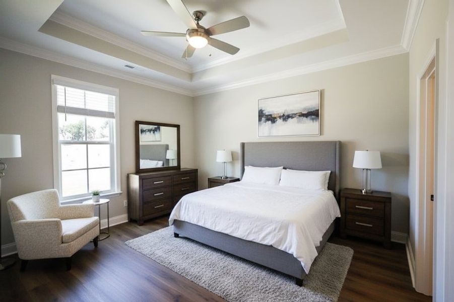Furnished interior view inside a new home in The Hoback, Cleveland (Image 13). Furnished interior view inside a new home in The Hoback, Cleveland (Image 13).