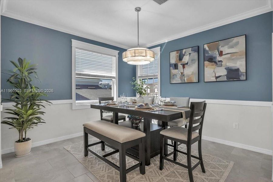 Furnished interior view inside a new home in , Naples (Image 31).