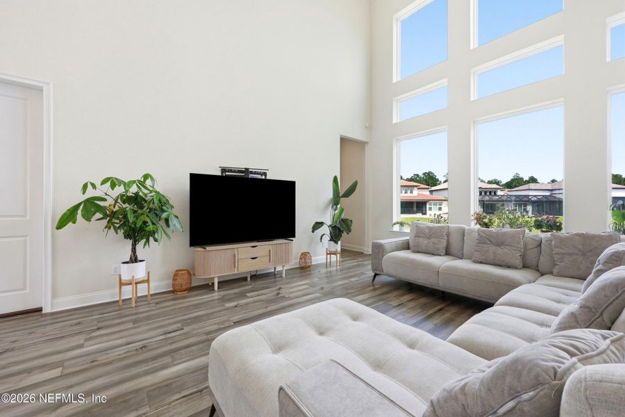 Furnished interior view inside a new home in Tamaya, Jacksonville (Image 47). Furnished interior view inside a new home in Tamaya, Jacksonville (Image 47).