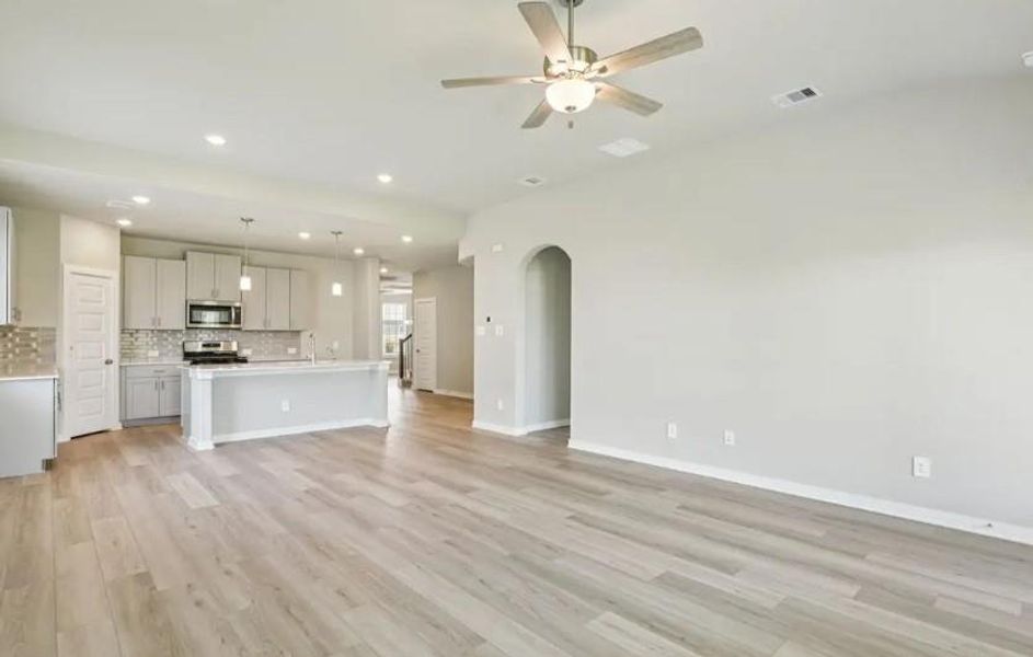 Photo is not of the actual home, but is an inspirational photo of builder’s model home and may depict options, furnishings, and/or decorator features that are not included