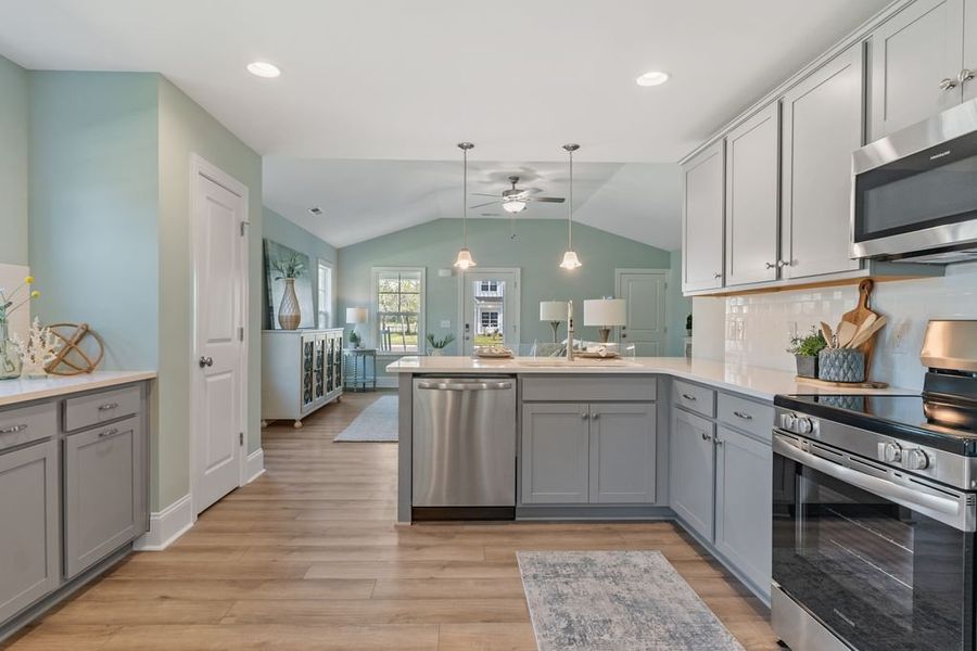 Representative furnished interior of a home built from the Salt Marsh by Bill Clark Homes in Osprey Landing, Southport (Image 30).
