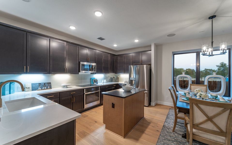 Representative furnished interior of a home built from the Dakota by CastleRock Communities in Hughes Landing, Dickinson (Image 16).