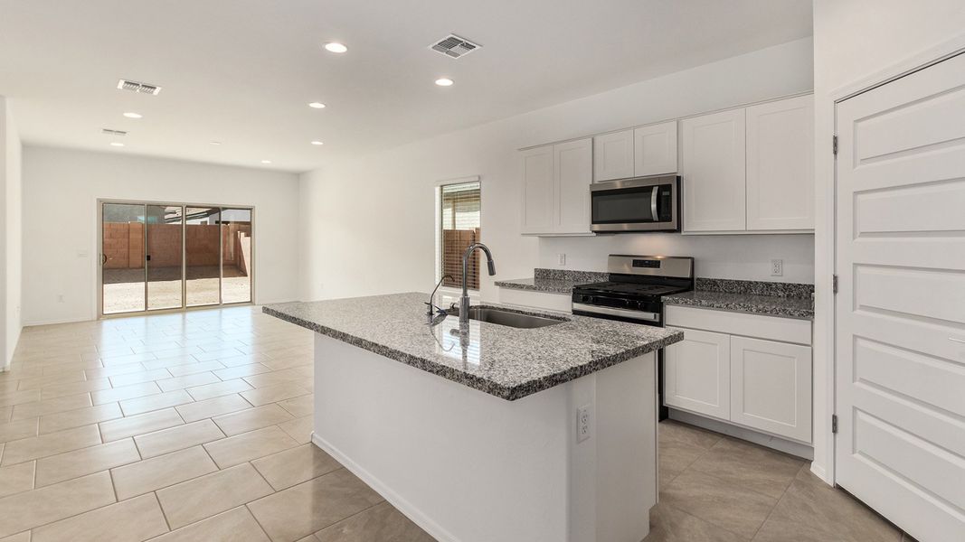 Representative furnished interior of a home built from the Dalton by D.R. Horton in The Oasis at Rocking K, Vail (Image 6).