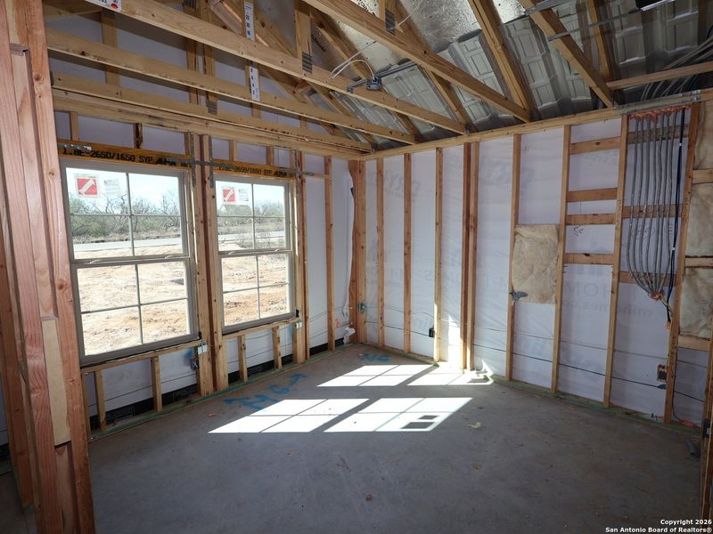 In-progress construction of a new home in Chaparral Ranch, Floresville, TX (Image 21).
