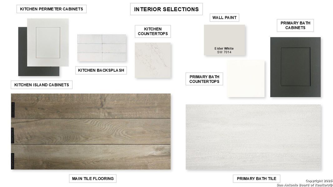 Sample of building materials used in homes in Stillwater Ranch 40', San Antonio (Image 3). Sample of building materials used in homes in Stillwater Ranch 40', San Antonio (Image 3).