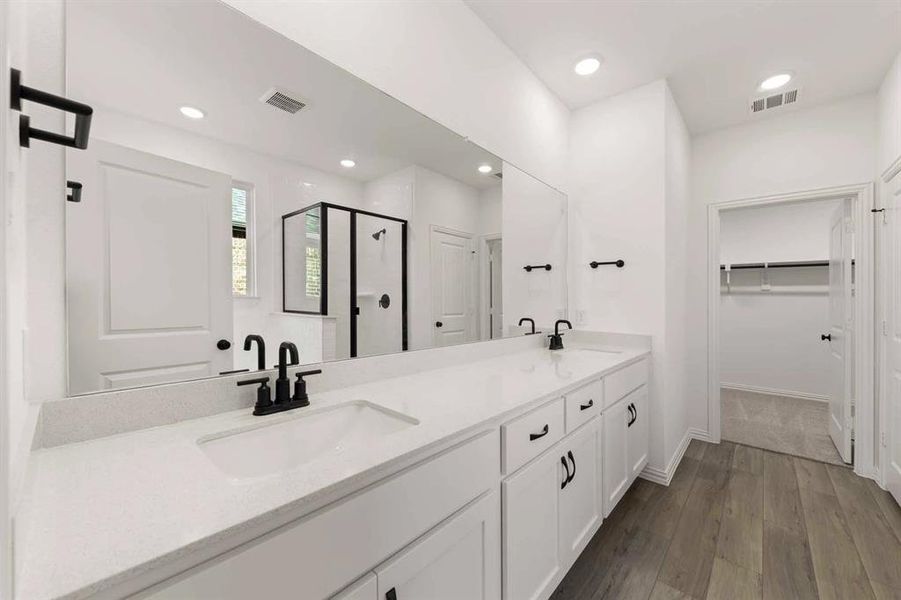 Furnished interior view inside a new home in Monticello Park, Princeton (Image 8).