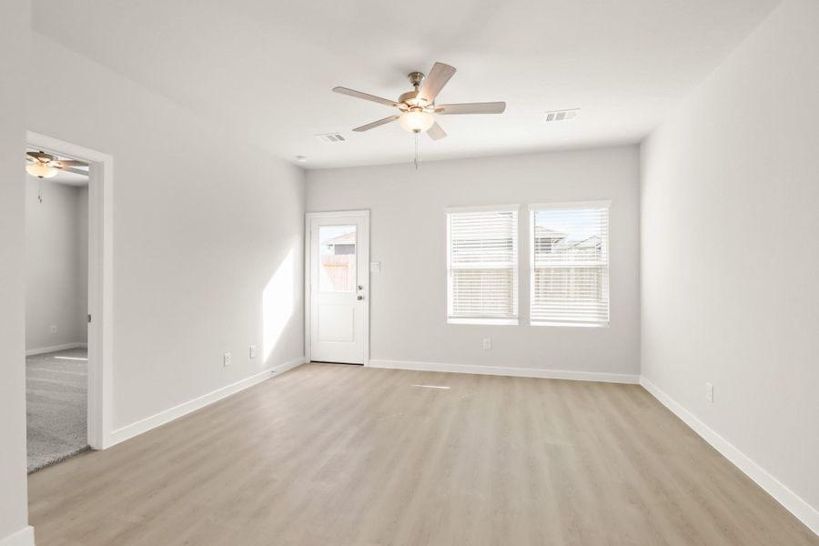 Spacious, unfurnished interior of a new home in Northpark South, Porter (Image 18). Spacious, unfurnished interior of a new home in Northpark South, Porter (Image 18).