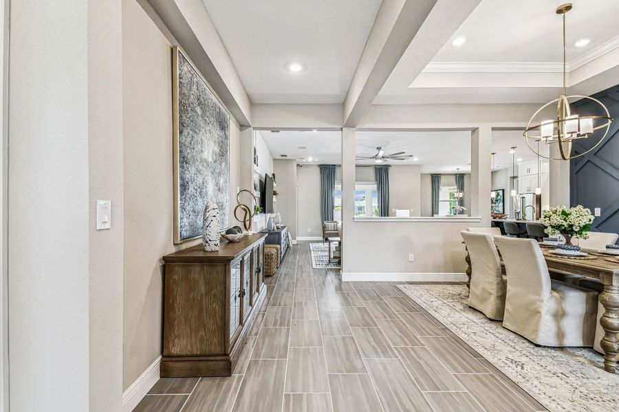 Representative furnished interior of a home built from the Joyce by William Ryan Homes in River Preserve Estates, Parrish (Image 62). Representative furnished interior of a home built from the Joyce by William Ryan Homes in River Preserve Estates, Parrish (Image 62).