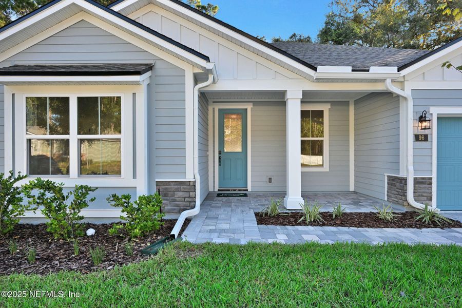 Exterior details and patio area of a home in Landing at Olde Florida, St. Augustine (Image 22).