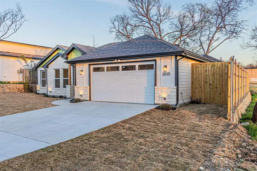 Exterior details and patio area of a home in , Dallas (Image 3). Exterior details and patio area of a home in , Dallas (Image 3).
