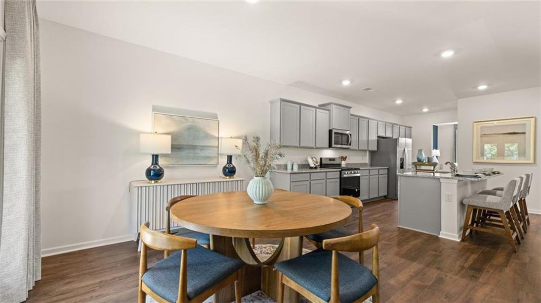 Furnished interior view inside a new home in Bridle Creek, Locust Grove (Image 12).