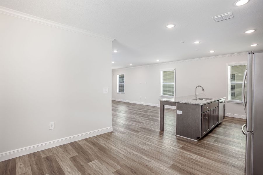 Representative unfurnished interior of a home built from the Carrington by Maronda Homes in Malabar Springs, Palm Bay (Image 22).