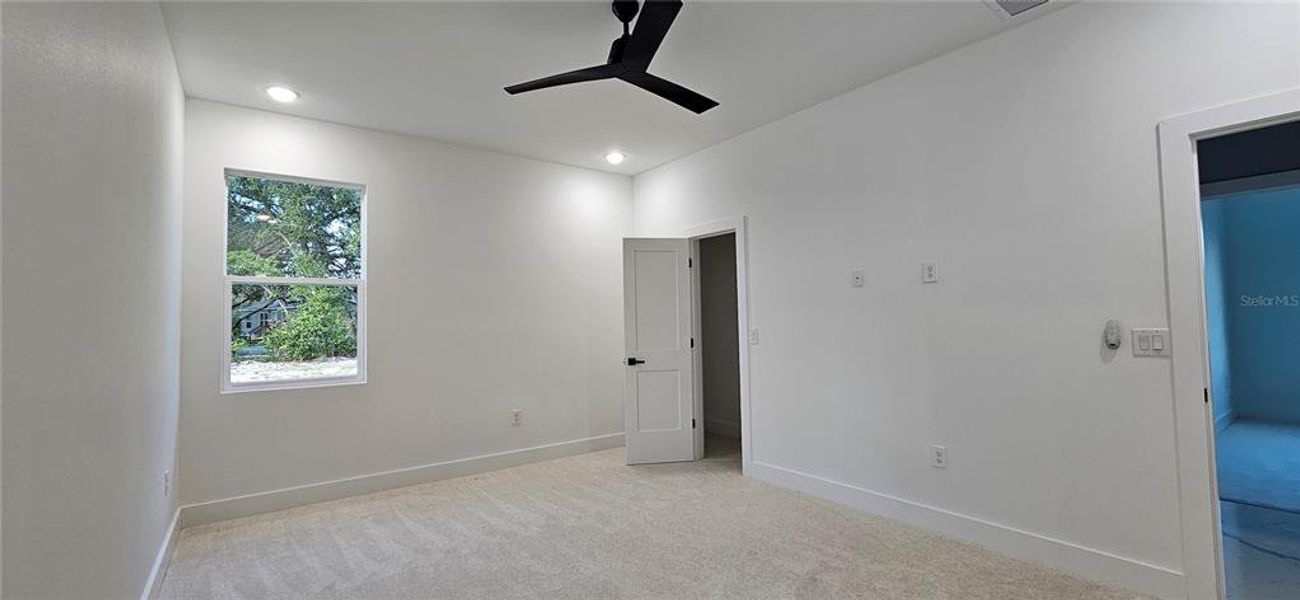 Status of construction as of August 16, 2025. Second Bedroom