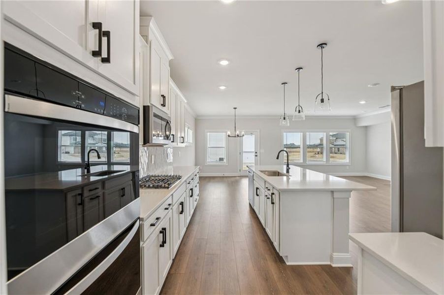 Furnished interior view inside a new home in River Pointe, Monroe (Image 11).