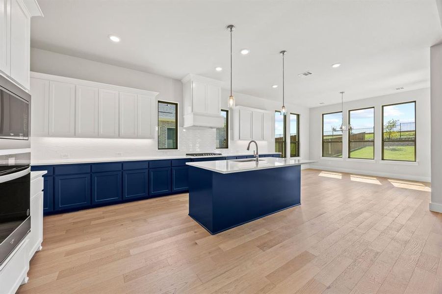 Furnished interior view inside a new home in Chatham Reserve, Providence Village (Image 7).