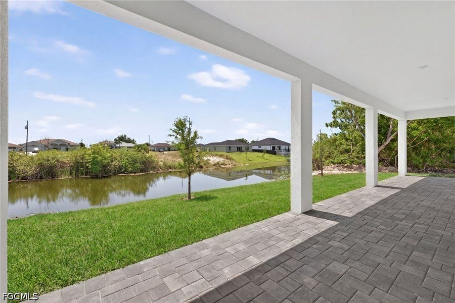 Exterior details and patio area of a home in Cape Coral, Cape Coral (Image 4). Exterior details and patio area of a home in Cape Coral, Cape Coral (Image 4).