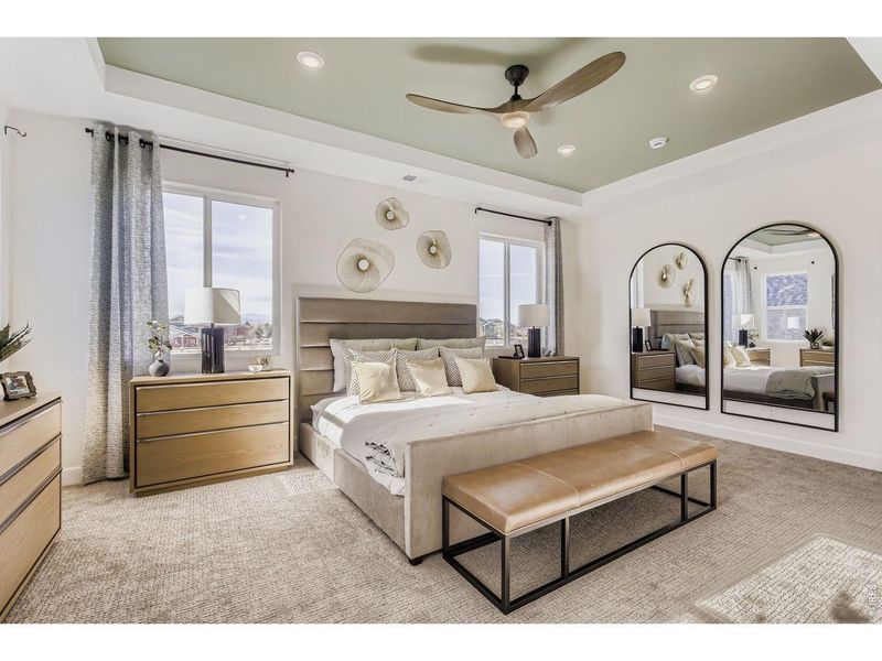 Furnished interior view inside a new home in Farmstead, Berthoud (Image 8).