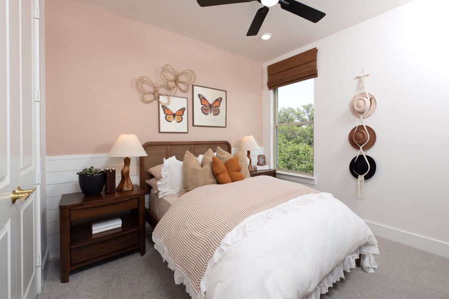 Representative furnished interior of a home built from the Savannah by Tri Pointe Homes in LaPrelle, Haslet (Image 14).