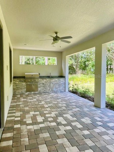 Exterior details and patio area of a home in , Brooksville (Image 3).