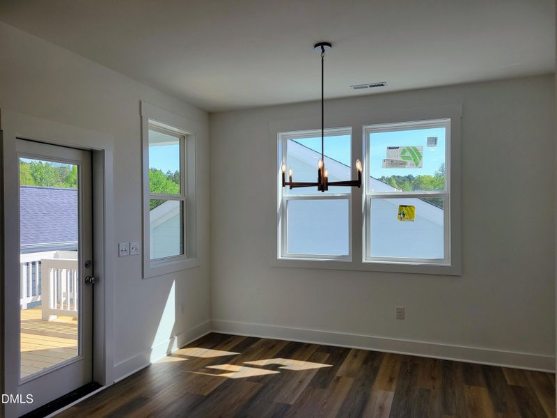 Dining Room - open out onto a covered ba